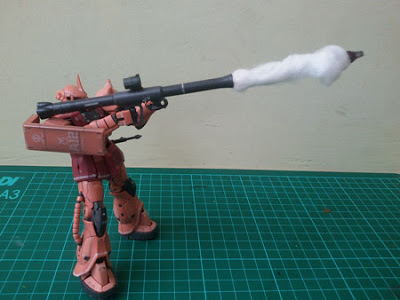 efek Tembakan Bazooka gundam