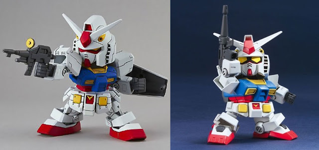 perbedaan Gundam SDEX dengan SD biasa