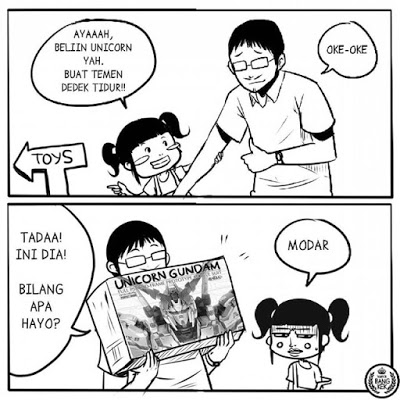 meme komik strip gundam 