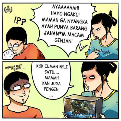 meme komik strip gundam 
