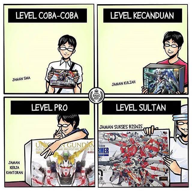 meme komik strip gundam.