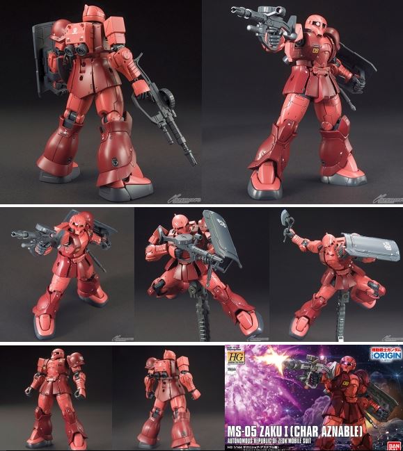 HG 1/144 ZAKU I (CHAR AZNABLE)