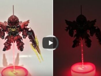 Cara membuat stand base gundam