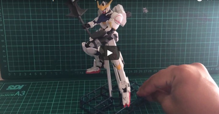 Cara membuat stand base gundam