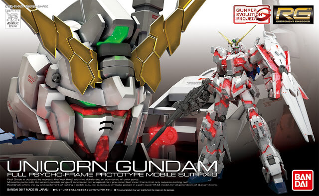Rilis gundam Bulan Agustus 2017